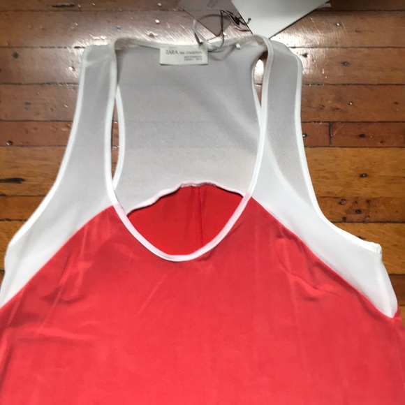 NWT!  Zara Racerback Fashion Top - Picture 2 of 3